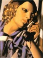 el teléfono 1930 contemporánea Tamara de Lempicka